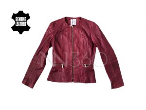 Mango leather jacket style 3